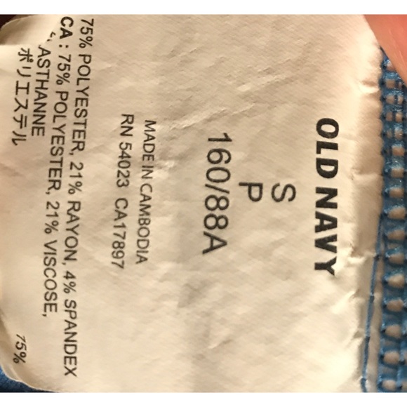 OLD NAVY BLUE MINI CAMI FLARED CASUAL S DRESS - Picture 5 of 7